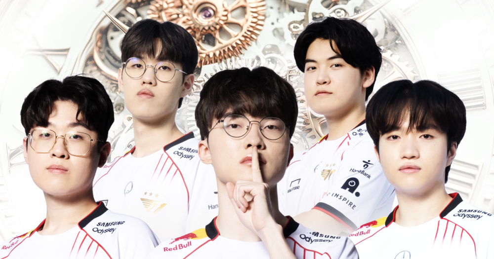 Các th� nh viên của một đội tuyển esports trông mệt mỏi sau một trận đấu căng thẳng trong giải đấu